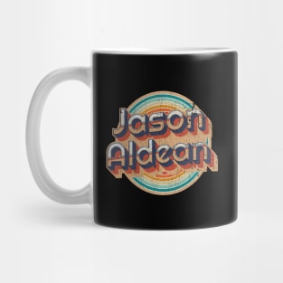 Jason Aldean Retro Mug